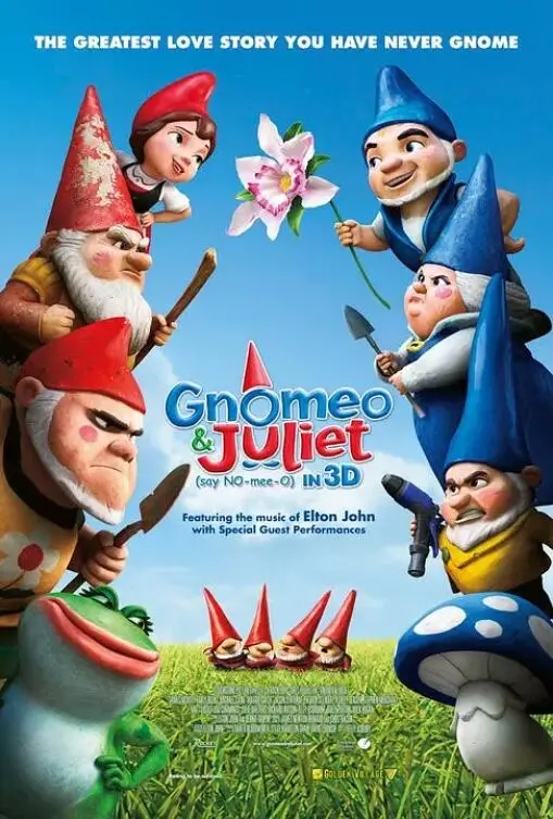 《吉诺密欧与朱丽叶》：花园小矮人的爆笑爱情，颠覆莎翁经典，笑到头掉！